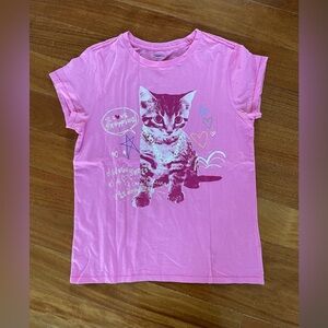 Gap Kids Big Girls Pink Top Shirt Sz XXL 14 / 16